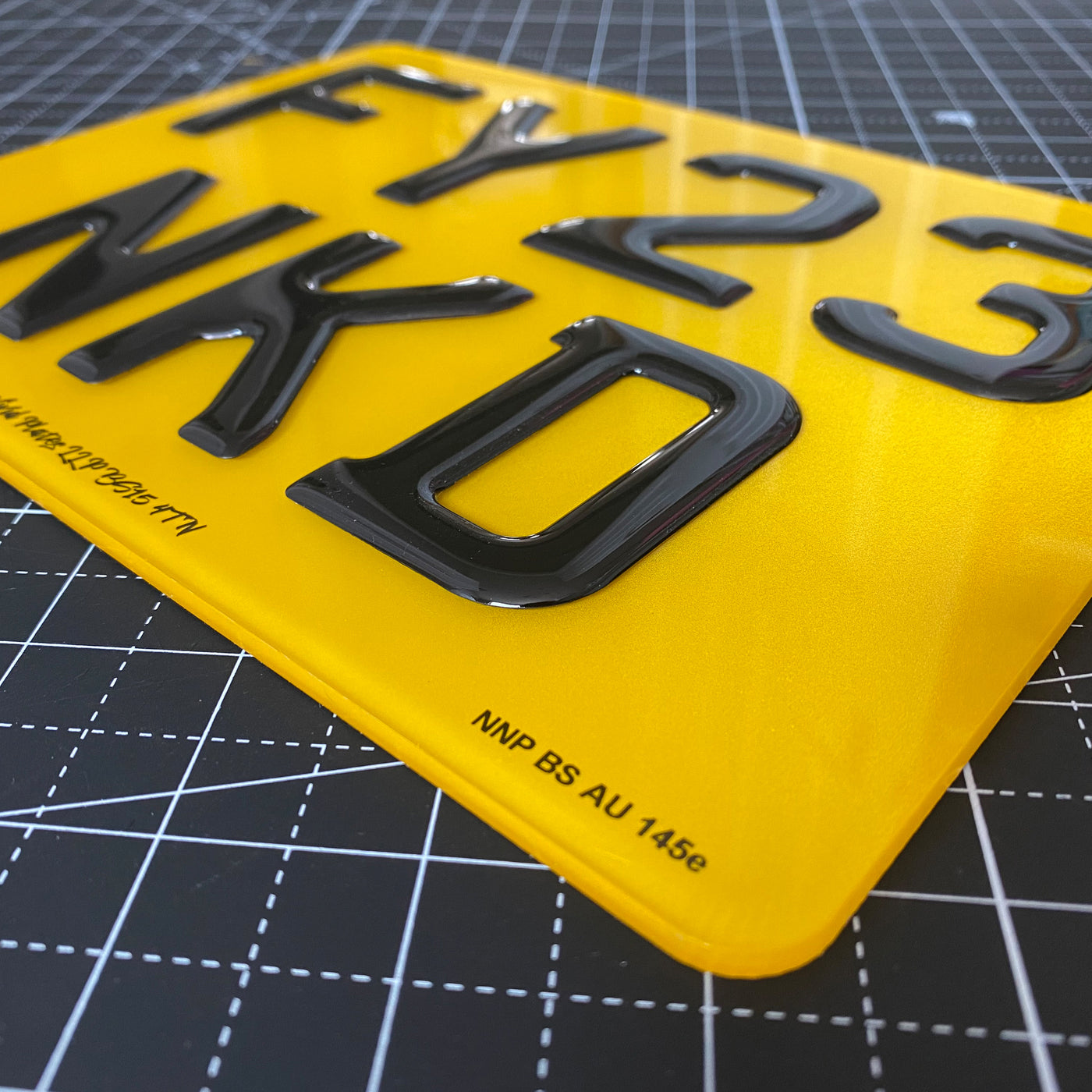3D Gel Bike Plate